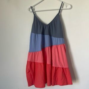 Z Supply Almafi Colorblock dress.